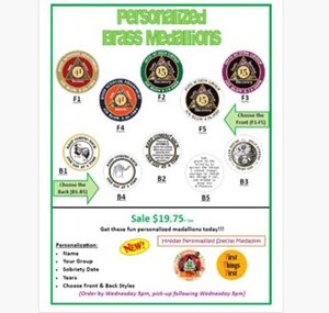 TMG-CUSTOM - Custom (Personalized) Brass Medallion