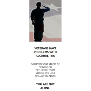 VETERANS HAVE PROBLEMS WITH ALCOHOL TOO
