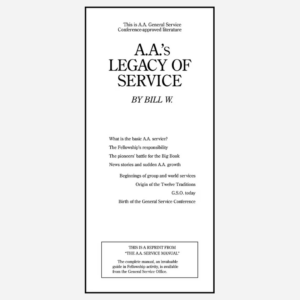 P-44 - AA'S LEGACY OF SERVICE