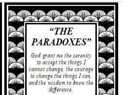 "The Paradoxes" Wallet Card